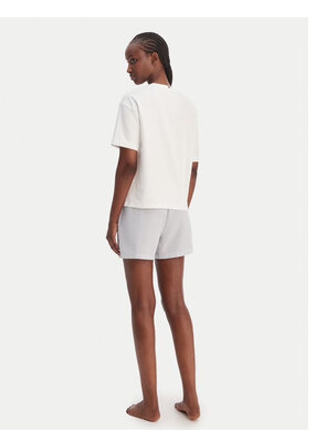 TOMMY HILFIGER - Tommy Hilfiger Piżama UW0UW06306 Biały Regular Fit. Kolor: biały. Materiał: bawełna