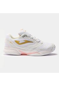 Buty tenisowe damskie Joma T.Set Lady white/gold 40. Kolor: różowy, biały, wielokolorowy, żółty. Sport: tenis