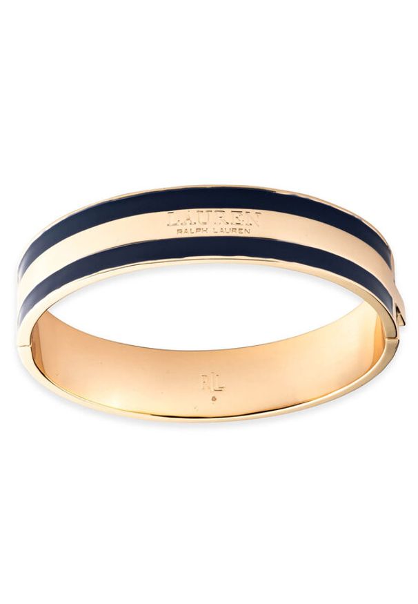 Lauren Ralph Lauren - LAUREN RALPH LAUREN Bransoletka Br Logo Bangle 14B00444 Granatowy. Materiał: metalowe. Kolor: niebieski