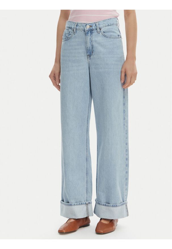 only - ONLY Jeansy Hope 15343018 Niebieski Wide Leg. Kolor: niebieski