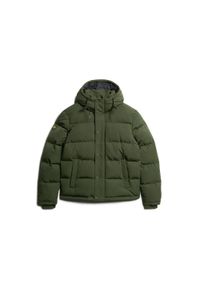 Kurtka puchowa Superdry Everest. Typ kołnierza: kaptur. Kolor: zielony. Materiał: puch #1