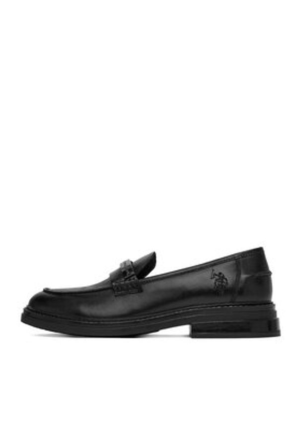 U.S. Polo Assn. Loafersy EO-ALYA001W/6L1 Czarny. Kolor: czarny. Materiał: skóra