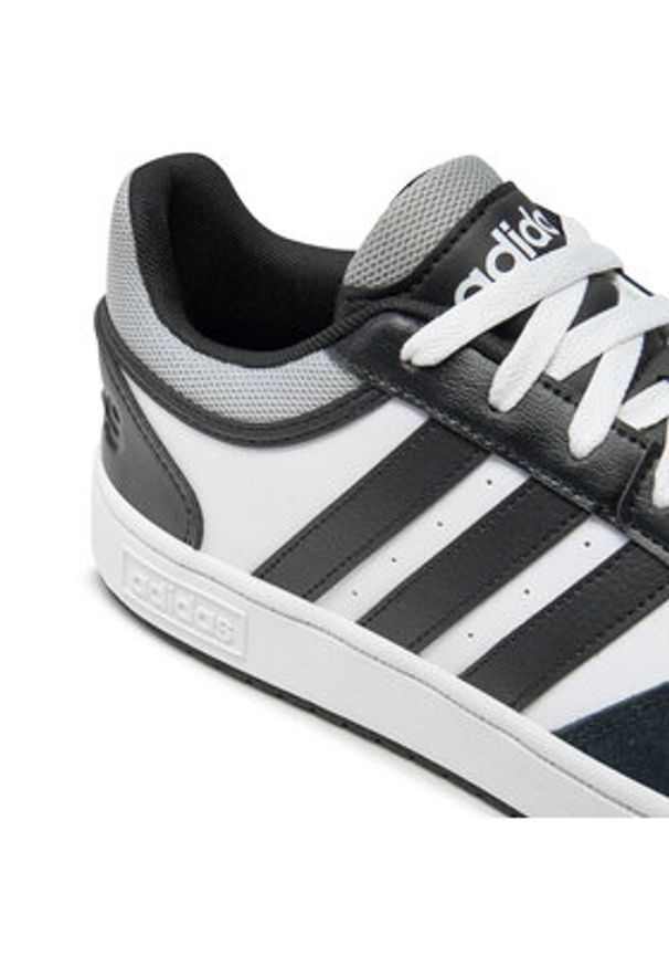 Adidas - adidas Sneakersy Hoops 3.0 IH0169 Czarny. Kolor: czarny. Materiał: skóra