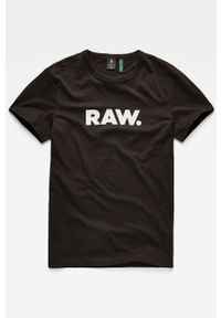 G-Star RAW - G-Star Raw - T-shirt D08512.8415.990. Okazja: na co dzień. Kolor: czarny. Materiał: dzianina. Wzór: nadruk. Styl: casual #3