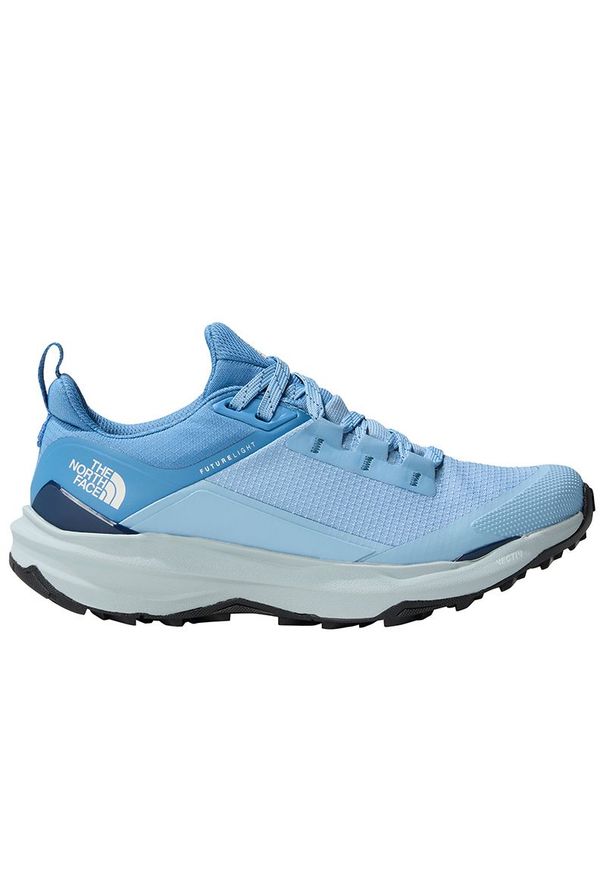 Buty The North Face Vectiv Exploris II 0A7W6DSOV1 - niebieskie. Kolor: niebieski. Materiał: guma, skóra. Szerokość cholewki: normalna. Sport: turystyka piesza