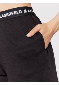 Karl Lagerfeld - KARL LAGERFELD Szorty piżamowe Logo 215W2183 Czarny. Kolor: czarny. Materiał: bawełna #3