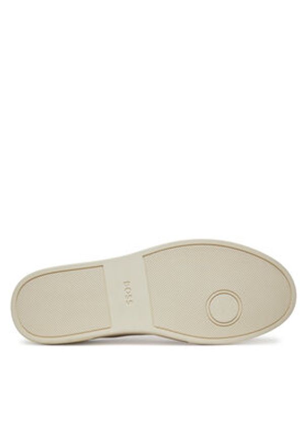 BOSS Sneakersy Kieran_Tenn_sd 50541868 Biały. Kolor: biały. Materiał: zamsz, skóra