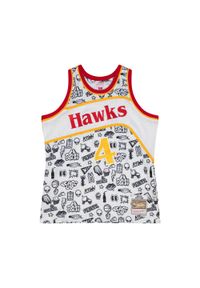 Mitchell & Ness - Koszulka Nba Atlanta Hawks Spud Webb. Kolor: biały. Sport: koszykówka #1