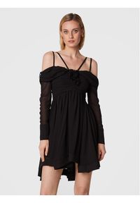 Babylon Sukienka koktajlowa R_E00790 Czarny Regular Fit. Kolor: czarny. Materiał: syntetyk. Styl: wizytowy #1