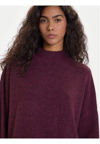Vero Moda Sweter Plaza 10290784 Fioletowy Loose Fit. Kolor: fioletowy. Materiał: syntetyk #4