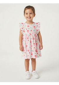 Sinsay - Sukienka babydoll ze wzorem Peppa Pig - biały. Kolor: biały #1