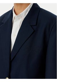 Tommy Jeans Marynarka DW0DW22601 Granatowy Boyfriend Fit. Kolor: niebieski. Materiał: syntetyk #2