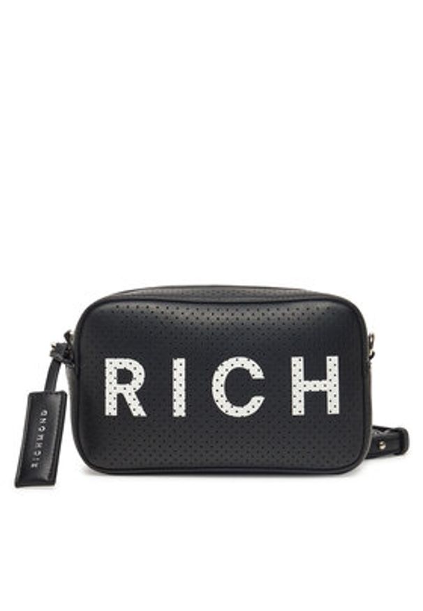 John Richmond Torebka RWP25067BO Czarny. Kolor: czarny. Materiał: skórzane