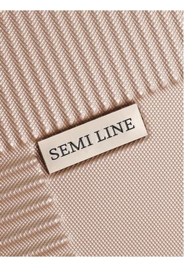 Semi Line Walizka kabinowa T5758-2 Różowy. Kolor: różowy
