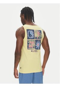 Billabong Tank top Twin Peaks Premium Tk 24A451505 Żółty Muscle Fit. Kolor: żółty. Materiał: bawełna