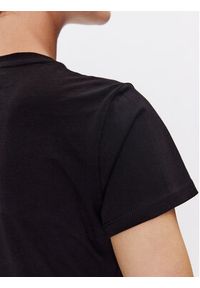 Liu Jo T-Shirt WF3076 JS923 Czarny Regular Fit. Kolor: czarny. Materiał: bawełna #4