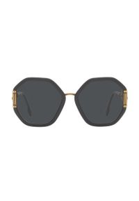 VERSACE - Versace - Okulary przeciwsłoneczne 0VE4413. Kształt: okrągłe. Kolor: czarny #2
