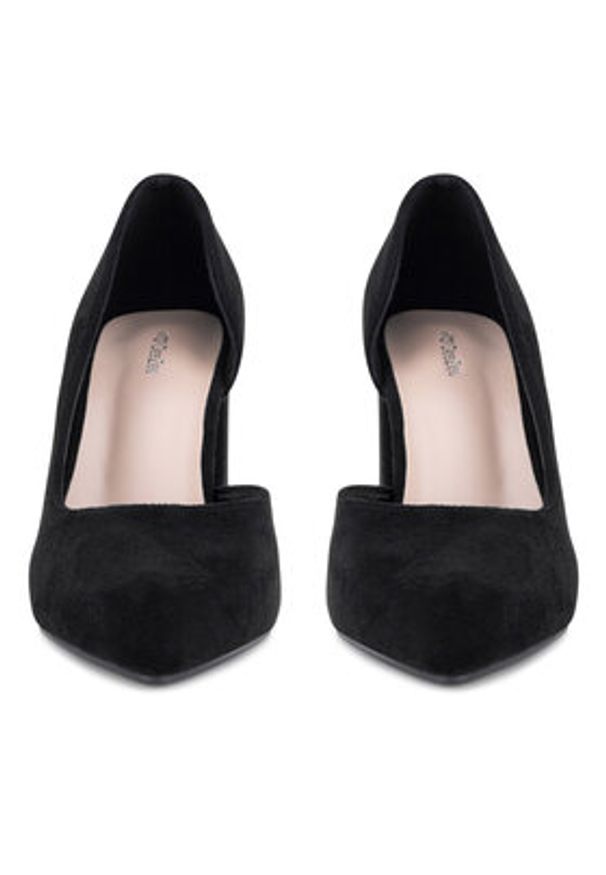 DeeZee Czółenka WSS21563-01 Czarny. Kolor: czarny. Materiał: materiał