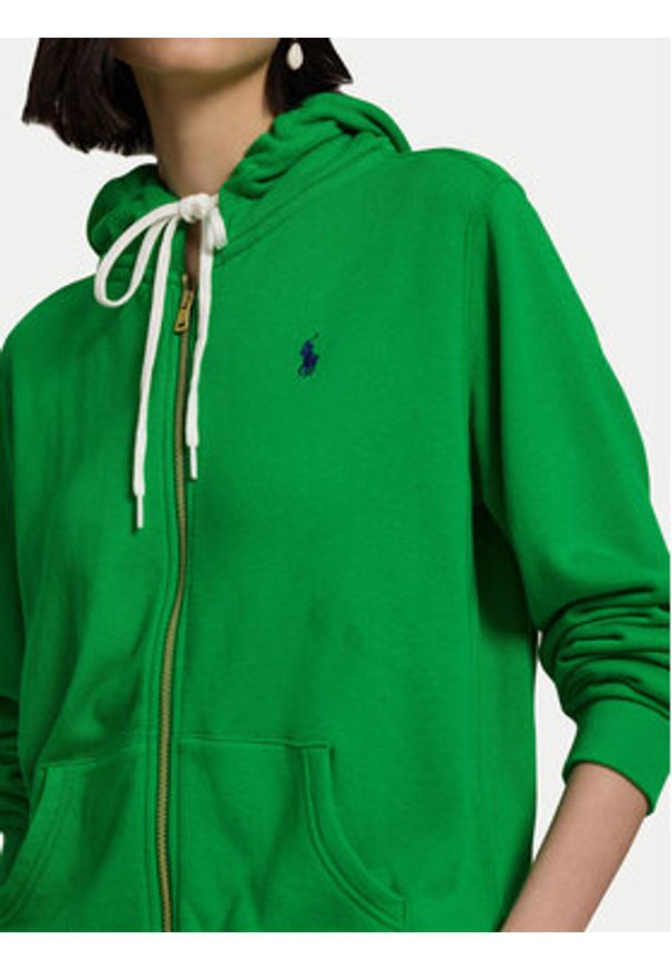 Polo Ralph Lauren Bluza 211935584012 Zielony Regular Fit. Typ kołnierza: polo. Kolor: zielony. Materiał: bawełna