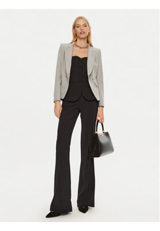 Rinascimento Marynarka CFC0119983003 Szary Regular Fit. Kolor: szary. Materiał: syntetyk