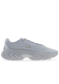 Buty męskie Lacoste Spinor 750SMA0166-14C - szare. Zapięcie: sznurówki. Kolor: szary. Materiał: syntetyk, tkanina, materiał. Szerokość cholewki: normalna