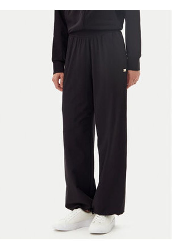 EA7 Emporio Armani Dres 7W000086 AF13135 UC001 Czarny Wide Leg. Kolor: czarny. Materiał: bawełna