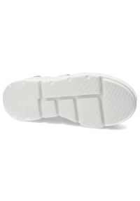 Białe Sneakersy Armodo Stylowe Obuwie Na Platformie. Zapięcie: rzepy. Kolor: biały. Materiał: jeans, syntetyk, materiał. Obcas: na platformie #10
