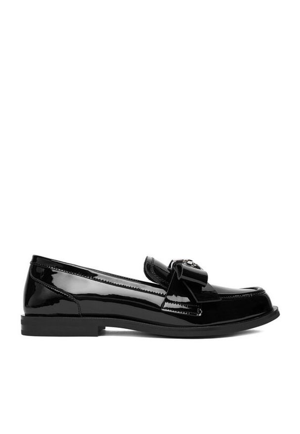 Gino Rossi Loafersy EO-IVY-1742-575-7, Czarny. Kolor: czarny. Materiał: skóra