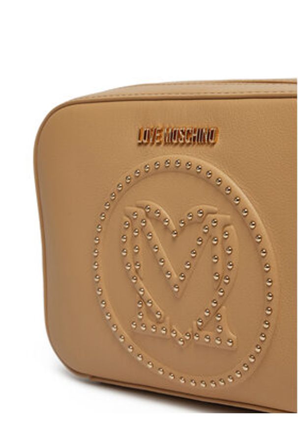 Love Moschino - LOVE MOSCHINO Torebka JC4068PP1ML1210A Brązowy. Kolor: brązowy. Materiał: skórzane