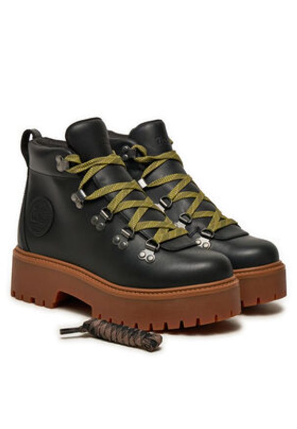 Timberland Trapery Stone Street Mid TB0A27VJW021 Czarny. Kolor: czarny. Materiał: skóra. Styl: street
