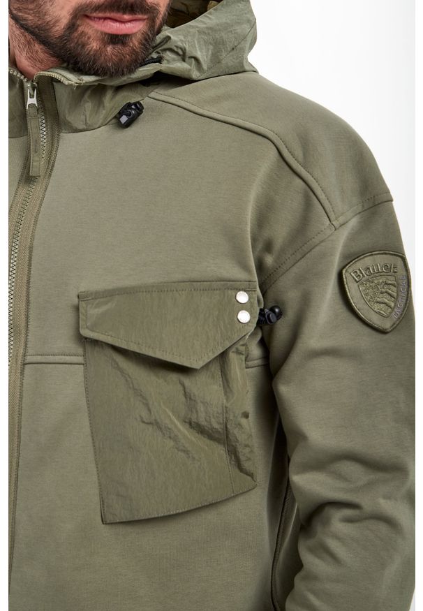 Blauer - Bluza BLAUER. Typ kołnierza: kaptur. Materiał: materiał