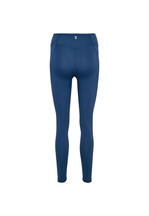 Damskie legginsy z wysokim stanem Hummel Mt Active. Stan: podwyższony. Kolor: niebieski