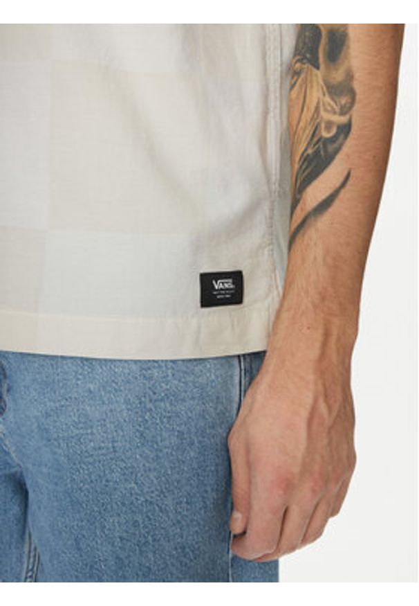 Vans Koszula VN000M18E681 Biały Regular Fit. Kolor: biały. Materiał: bawełna