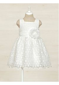 Abel & Lula Sukienka elegancka 5044 Biały Regular Fit. Kolor: biały. Materiał: syntetyk. Styl: elegancki #4