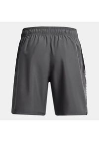 Spodenki treningowe męskie Under Armour Woven Wordmark. Kolor: szary