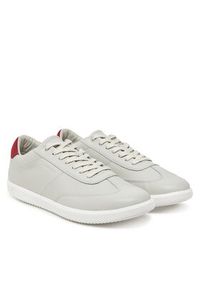 Calvin Klein Sneakersy Low Top Lace Up Tmbl Lth HM0HM01803 Beżowy. Kolor: beżowy. Materiał: skóra #4