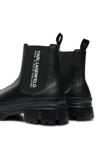 Karl Lagerfeld - KARL LAGERFELD Trapery KL25244 Czarny. Kolor: czarny. Materiał: skóra #6