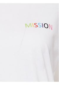 MISSION SWIM - Mission Swim T-Shirt Candy Biały Regular Fit. Kolor: biały