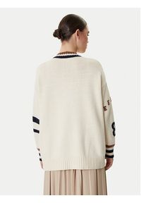 Weekend Max Mara Kardigan Blasone 2615341061 Beżowy Relaxed Fit. Kolor: beżowy. Materiał: bawełna #4