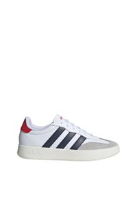 Adidas - Buty Barreda. Kolor: czerwony, niebieski, wielokolorowy, biały. Materiał: zamsz, syntetyk, skóra. Sport: fitness