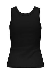only - ONLY Top Val 2-Way 15371705 Czarny Slim Fit. Kolor: czarny. Materiał: bawełna #7