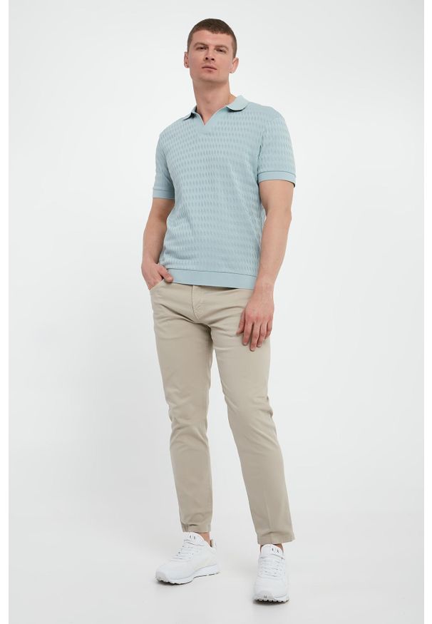 Polo męskie Cleison JOOP!. Typ kołnierza: polo