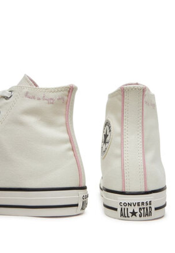 Converse Trampki Chuck Taylor All Star Crochet Laces A10686C Beżowy. Kolor: beżowy. Materiał: materiał