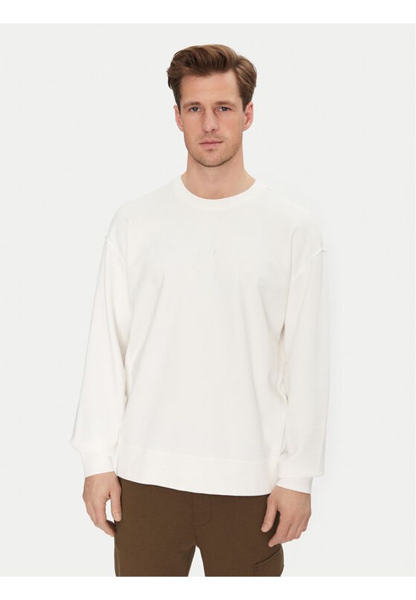 C.P. Company Bluza 18CMSS259A110044O Écru Regular Fit. Materiał: bawełna