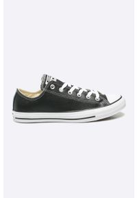 Converse - Tenisówki. Nosek buta: okrągły. Zapięcie: sznurówki. Kolor: czarny. Materiał: syntetyk, materiał, skóra, guma. Szerokość cholewki: normalna #1