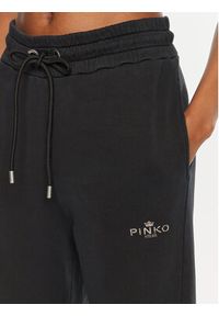 Pinko Spodnie dresowe Carico 100371 A27V Czarny Regular Fit. Kolor: czarny. Materiał: bawełna #3