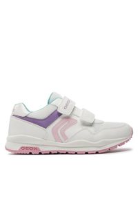 Geox Sneakersy J Pavel Girl J458CA 0BC14 C0406 D Biały. Kolor: biały