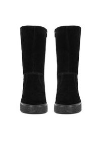 Rieker Kozaki 78851-00 Czarny. Kolor: czarny. Materiał: skóra, zamsz #2