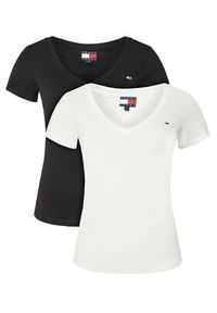 Tommy Jeans Komplet 2 t-shirtów DW0DW21367 Kolorowy Slim Fit. Materiał: bawełna. Wzór: kolorowy #5