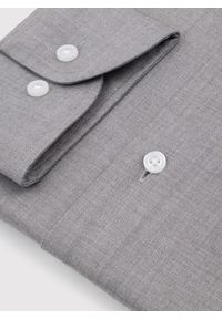 Pako Lorente - PAKO LORENTE – Szara koszula męska. Kolor: szary. Materiał: poliester, elastan, wiskoza. Długość rękawa: długi rękaw. Długość: długie #3